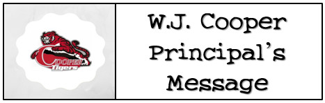 Cooper Principal's Message